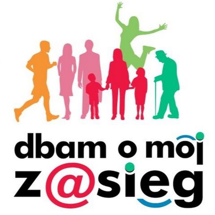 Zdjęcie przedstawia logo Fundacji Dbam o Mój Z@sięg 